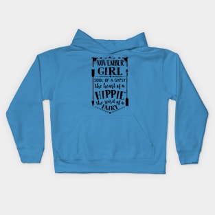 November Girl Kids Hoodie